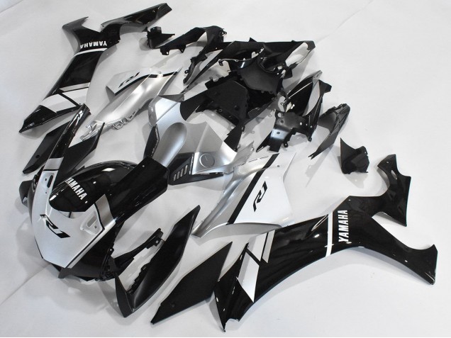 Compra Carenados Moto Yamaha YZF 1000 R1 2020-2025 - Plata Blanco Negro Brillante