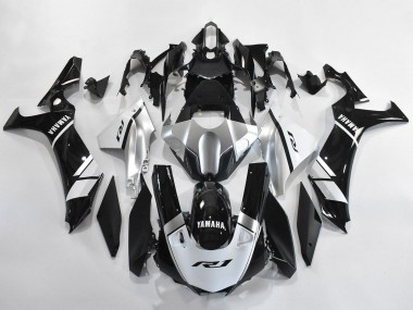 Compra Carenados Moto Yamaha YZF 1000 R1 2020-2025 - Plata Blanco Negro Brillante