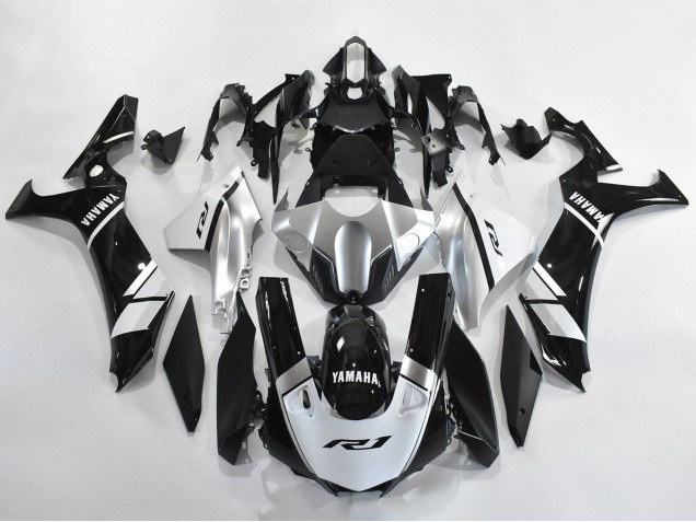 Compra Carenados Moto Yamaha YZF 1000 R1 2020-2025 - Plata Blanco Negro Brillante