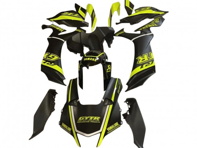 Compra Carenados Moto Yamaha YZF 1000 R1 2020-2025 - Negro Brillante Fluorescent Amarillo