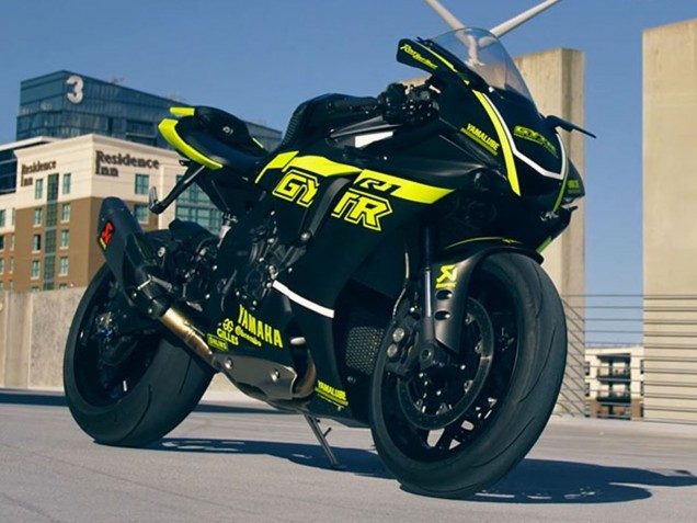 Compra Carenados Moto Yamaha YZF 1000 R1 2020-2025 - Negro Brillante Fluorescent Amarillo