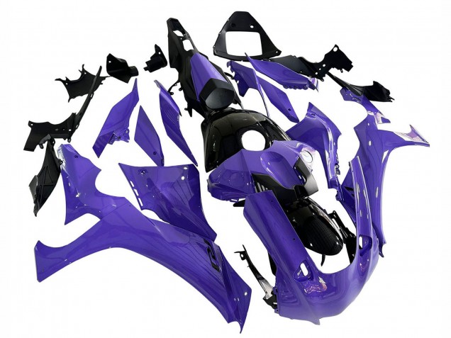Compra Carenados Moto Yamaha YZF 1000 R1 2020-2025 - Púrpura Negro Brillante