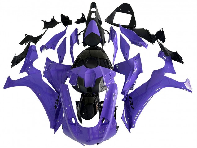 Compra Carenados Moto Yamaha YZF 1000 R1 2020-2025 - Púrpura Negro Brillante