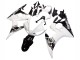 Compra Carenados Moto Yamaha YZF R6S 2006-2009 - Blanco Negro Brillante