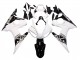 Compra Carenados Moto Yamaha YZF R6S 2006-2009 - Blanco Negro Brillante