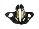 Compra Carenados Moto Yamaha YZF R6S 2006-2009 - Negro Brillante Oro Calcomanías