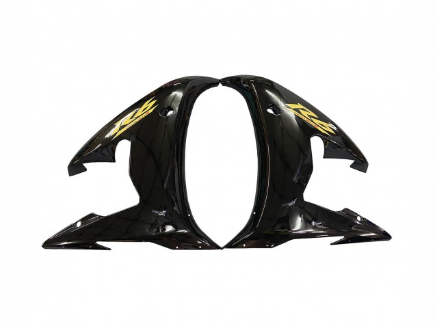 Compra Carenados Moto Yamaha YZF R6S 2006-2009 - Negro Brillante Oro Calcomanías