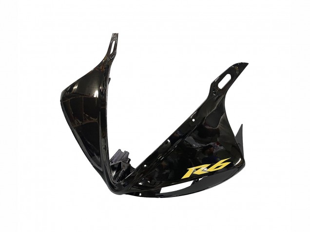 Compra Carenados Moto Yamaha YZF R6S 2006-2009 - Negro Brillante Oro Calcomanías