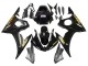 Compra Carenados Moto Yamaha YZF R6S 2006-2009 - Negro Brillante Oro Calcomanías