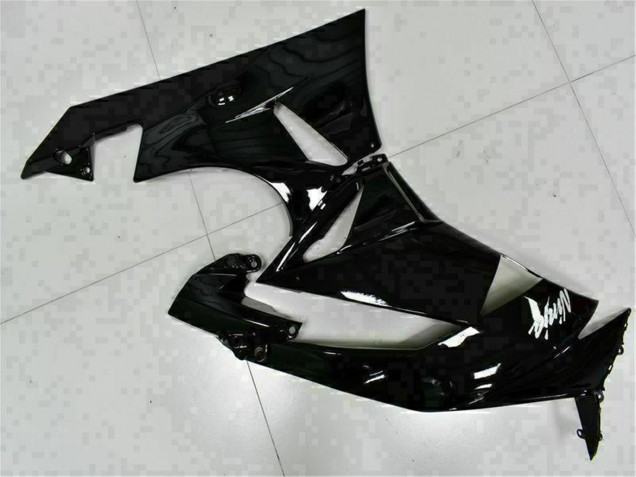Compra Carenados Moto Kawasaki ZX6R 2009-2012 - Negro Brillante Blanco Ninja