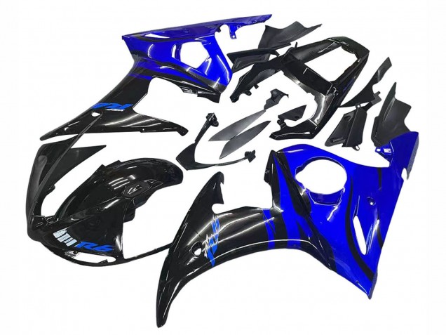 Compra Carenado Moto Yamaha YZF R6 2003-2004 - Azul Negro Brillante