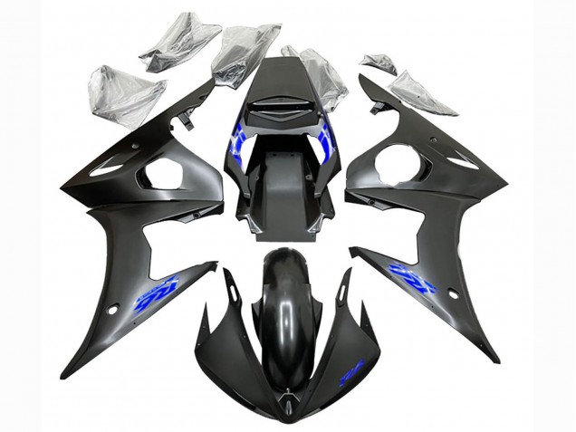 Compra Carenados Moto Yamaha YZF R6S 2006-2009 - Negro Mate Azul
