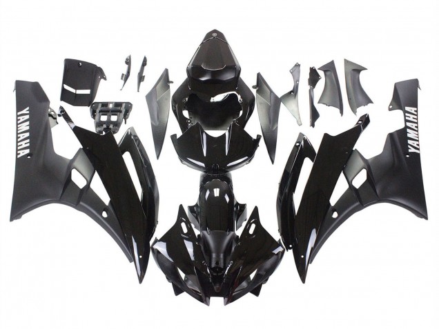 Compra Carenados Moto Yamaha YZF 600 R6 2006-2007 - Negro Brillante Negro Mate