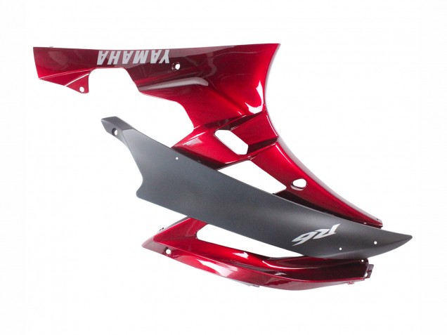 Compra Carenado Moto Yamaha YZF 600 R6 2006-2007 - Rojo Negro Mate