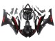 Compra Carenados Moto Yamaha YZF 600 R6 2008-2016 - Negro Brillante Negro Mate Rojo Raya