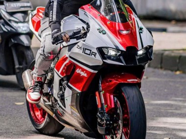 Compra Carenados Moto Kawasaki ZX10R 2021-2025 - Blanco Rojo Negro