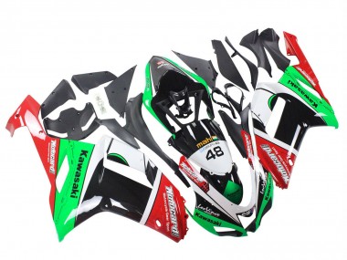 Compra Carenados Moto Kawasaki ZX6R 2007-2008 - Verde Rojo