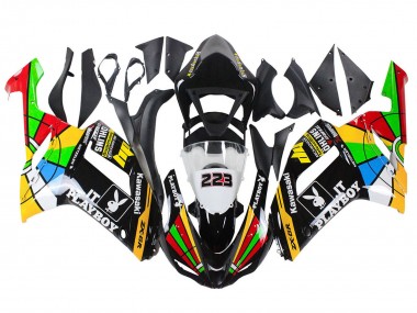 Compra Carenados Moto Kawasaki ZX6R 2007-2008 - Vistoso Playboy 223