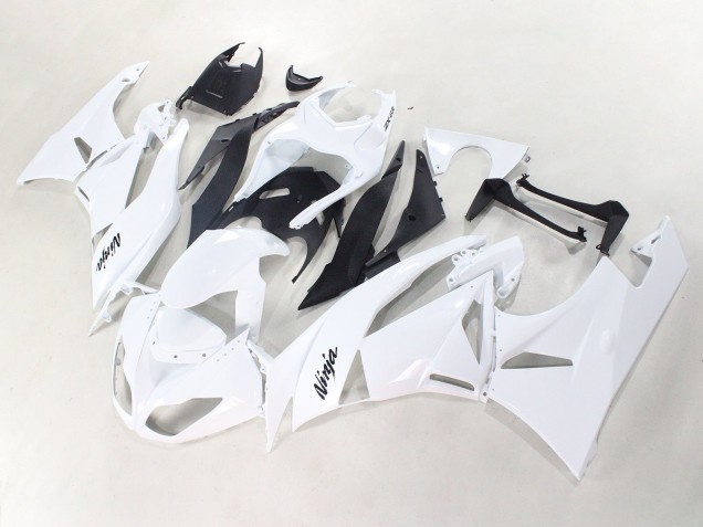 Compra Carenados Moto Kawasaki ZX6R 2009-2012 - Blanco Negro Ninja