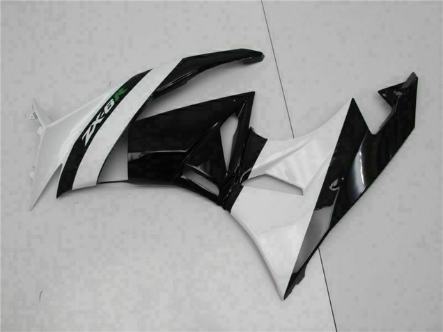 Compra Carenados Moto Kawasaki ZX6R 2009-2012 - Negro Brillante Blanco