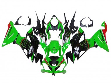Compra Carenados Moto Kawasaki ZX6R 2019-2022 - Verde Negro Brillante Rojo