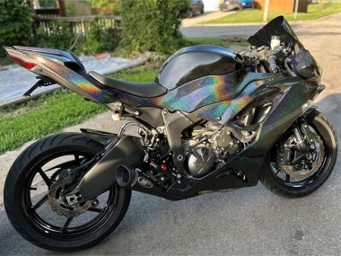 Compra Carenados Moto Kawasaki ZX6R 2019-2022 - Negro Arcoíris
