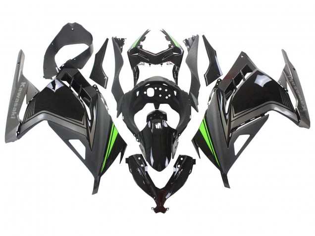 Compra Carenados Moto Kawasaki EX300 2013-2024 - Negro Brillante Negro Mate Verde