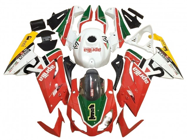 Compra Carenados Moto Aprilia RS125 2006-2011 - Blanco Rojo Verde