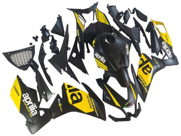 Compra Carenados Moto Aprilia RS4 50 125 2012-2018 - Amarillo Negro Mate