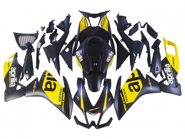 Compra Carenados Moto Aprilia RS4 50 125 2012-2018 - Amarillo Negro Mate