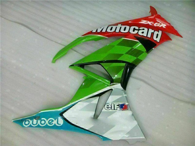 Compra Carenados Moto Kawasaki ZX6R 2009-2012 - Verde Blanco Rojo Negro Azul Motocard