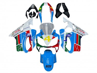 Compra Carenados Moto Honda CBR600 F4i 2004-2007 - Blanco Azul Verde Rojo