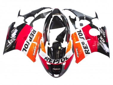 Compra Carenados Moto ABS Honda CBR1100XX Blackbird 1996-2007 - Naranja Blanco Rojo Negro Brillante Repsol