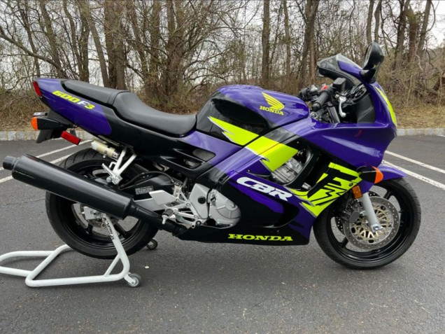 Compra Carenados Moto Honda CBR600 F3 1995-1996 - Azul Neon Amarillo