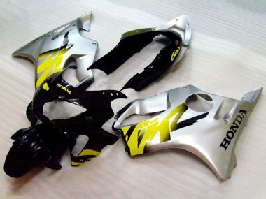 Compra Carenados Moto Honda CBR600 F4 1999-2000 - Plata Amarillo Negro Brillante