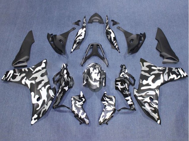 Compra Carenados Moto Honda CBR600F 2011-2013 - Negro Blanco Camouflage