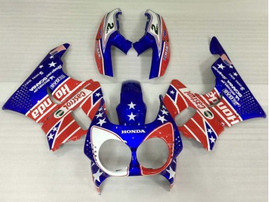 Compra Carenados Moto Honda CBR900RR 893 1992-1993 - Blanco Rojo Azul Estrella Castrol