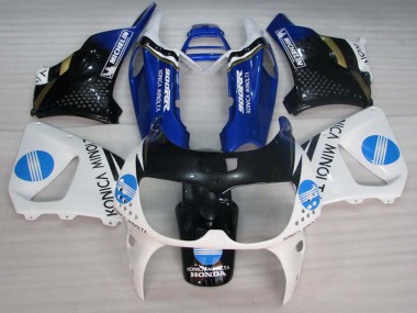 Compra Carenados Moto Honda CBR900RR 893 1994-1995 - Blanco Azul Negro Brillante Konica Minolta