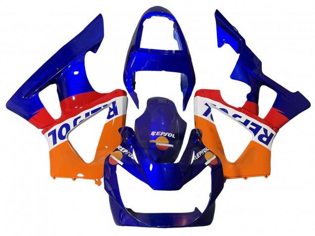 Compra Carenados Moto Honda CBR900RR 929 2000-2001 - Naranja Blanco Rojo Azul Repsol