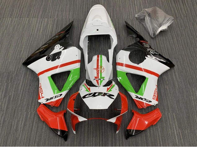 Compra Carenados Moto Honda CBR900RR 954 2002-2003 - Blanco Rojo Verde Negro Brillante