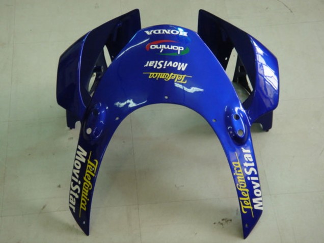 Compra Carenados Moto Honda CBR900RR 954 2002-2003 - Azul Amarillo Negro Brillante Telefumica MoviStar Castrol