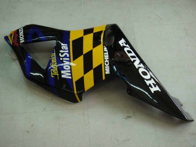 Compra Carenados Moto Honda CBR900RR 954 2002-2003 - Azul Amarillo Negro Brillante Telefumica MoviStar Castrol
