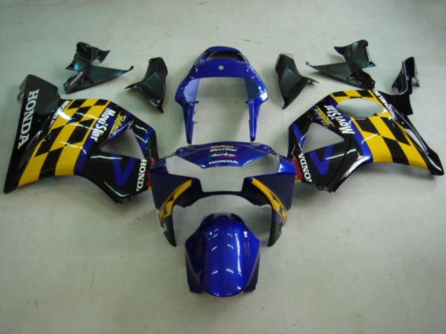 Compra Carenados Moto Honda CBR900RR 954 2002-2003 - Azul Amarillo Negro Brillante Telefumica MoviStar Castrol