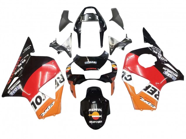 Compra Kits Carenado Moto Honda CBR900RR 954 2002-2003 - Naranja Blanco Rojo Negro Brillante Repsol