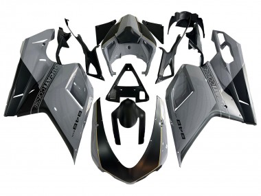 Compra Carenados Moto Ducati 848 2007-2014 - Plata Oro Negro Mate