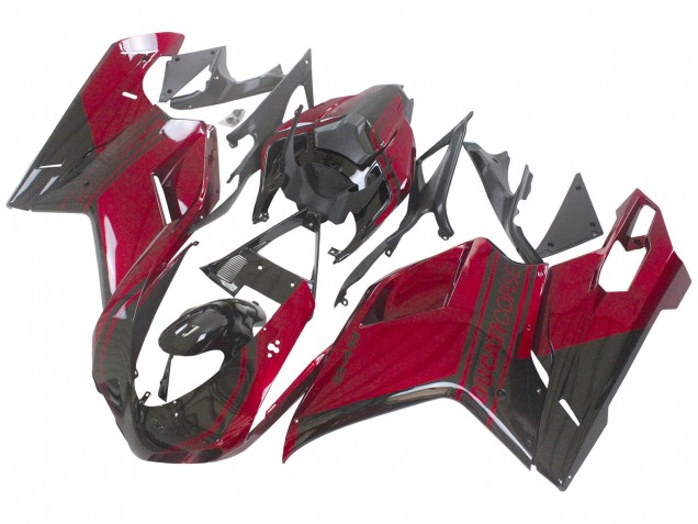 Compra Carenado Moto Ducati 848 2007-2014 - Rojo Negro Brillante