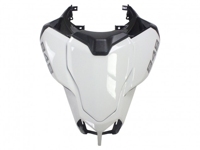 Compra Carenados Moto Ducati 848/1098/1198 2007-2014 - Blanco Negro Brillante Corse