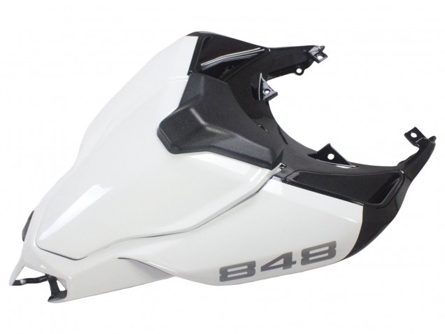 Compra Carenados Moto Ducati 848/1098/1198 2007-2014 - Blanco Negro Brillante Corse