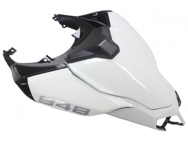 Compra Carenados Moto Ducati 848/1098/1198 2007-2014 - Blanco Negro Brillante Corse