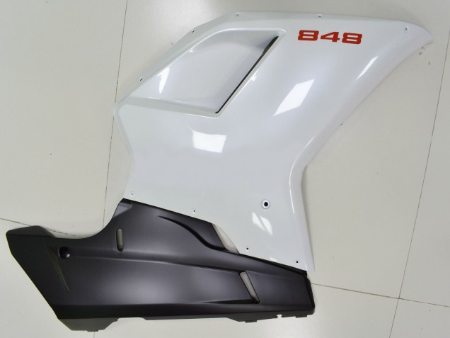 Compra Carenados Moto Ducati 848 2007-2014 - Blanco Negro Mate